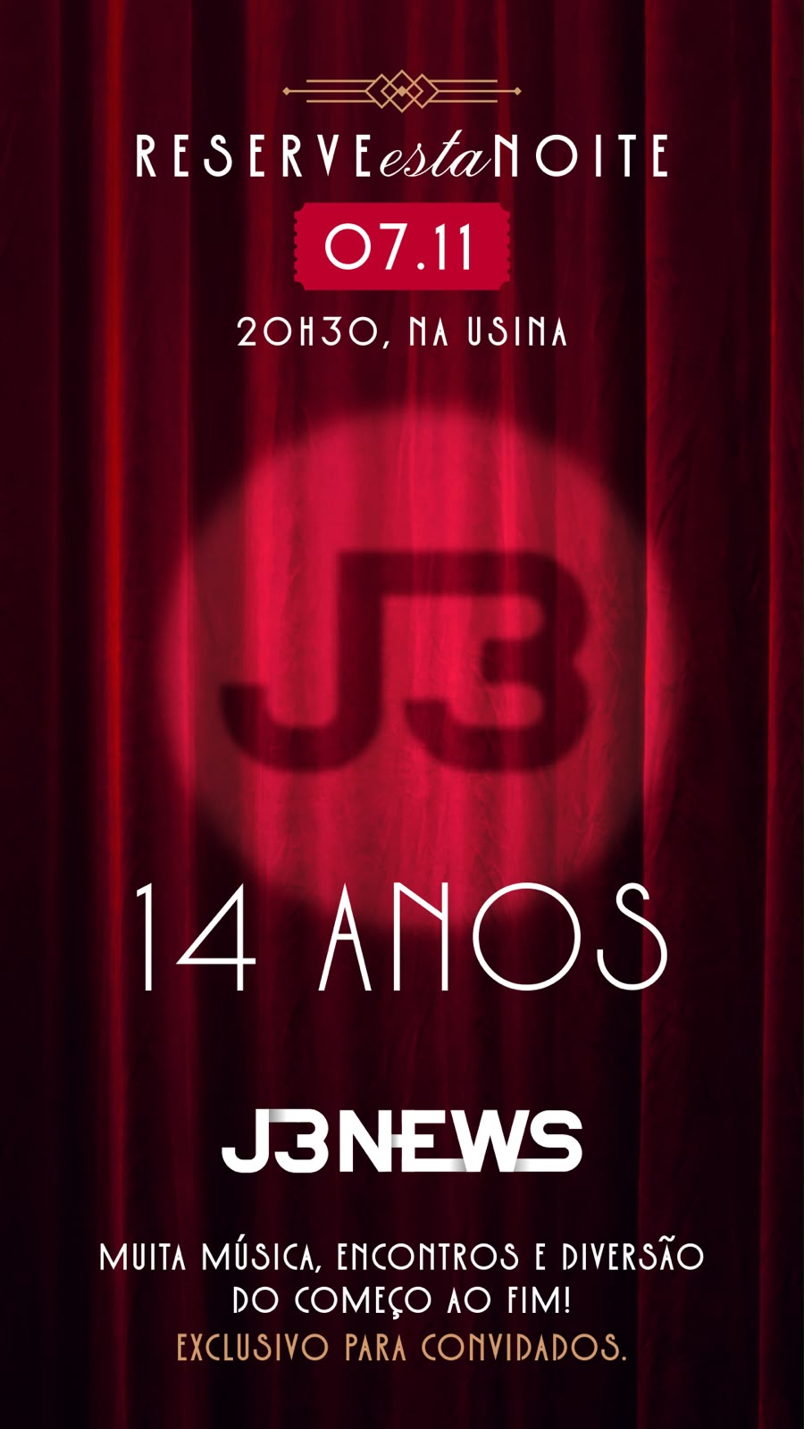 Evento de 14 anos do J3News reforça o poder das conexões entre pessoas e marcas
